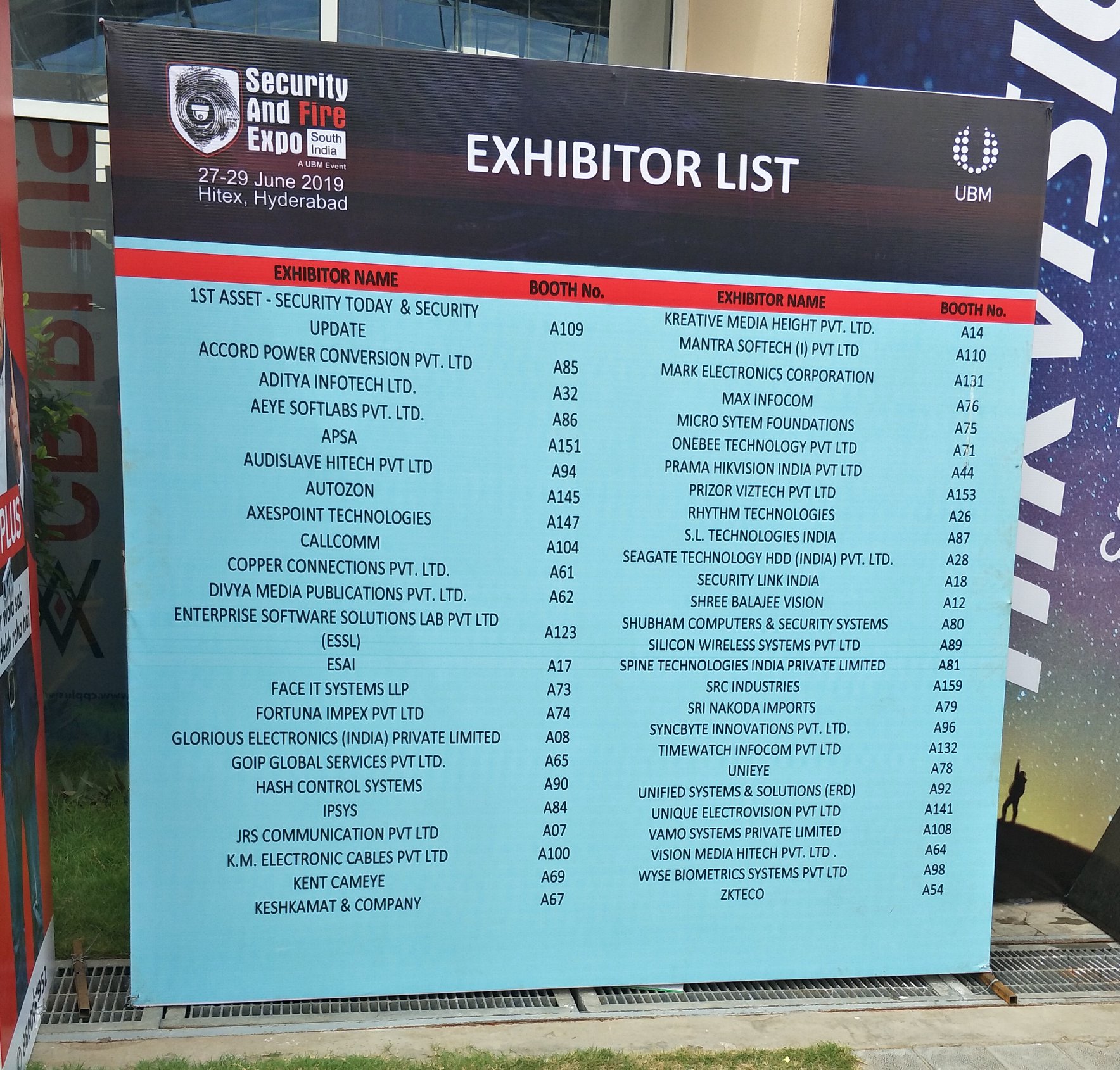 Security and Fire Expo 2019, Hyderabad